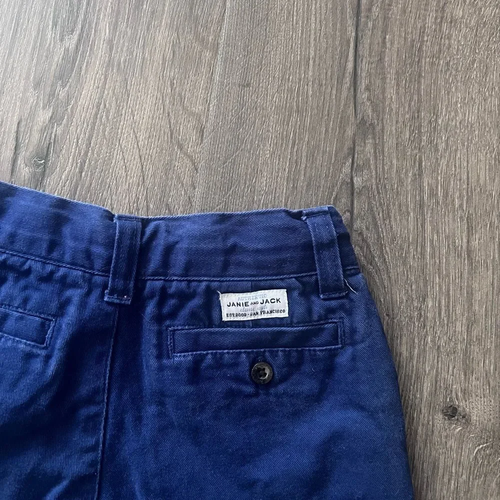 Janie and Jack Navy Blue Boy shorts size 4 T